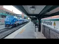 Metro-North Railroad On Board Hudson Line Express Train From Poughkeepsie to Grand Central