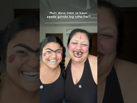 😂Who will MARRY my sister? Hilarious makeup challenge #sisters #challenges #ytshorts