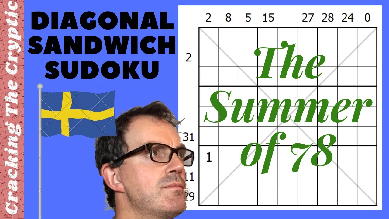 Diagonal Sandwich Sudoku