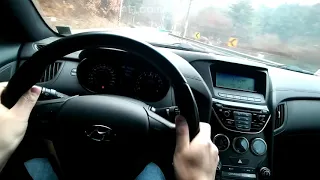 Genesis coupe 수원산 44고개 wet touge POV 포천 왕복 썸네일