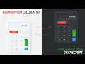 Neumorphism Calculator using Html CSS Javascript - Mini Project