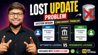 Lost Update Problem Explained Optimistic vs Pessimistic Locking System Design Interview