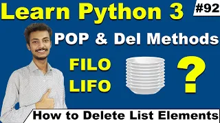 POP and Del Method in Python list How to delete list element in Python Cyber Warriors