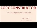 Implicit Copy Constructor in C