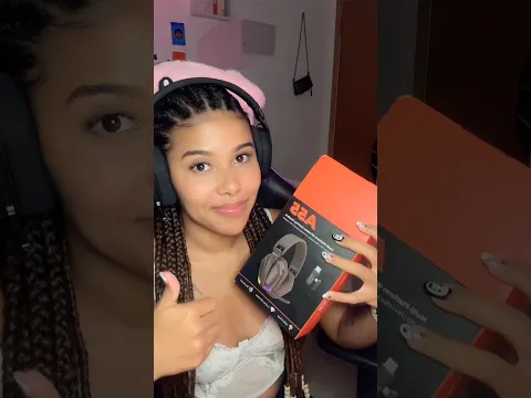 MEU NOVO HEADSET A55 DA QRD! 💜 #games #qrd #headset #shorts