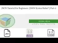 JSON Tutorial for Beginners JSON Syntax Rules Part-2