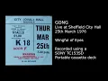 Lagu Gong - Wingful of Eyes (audio), Sheffield City Hall 25th March 1976