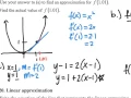 CALC - 4 5 Linearization Notes Part 1