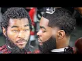 EPIC HAIRCUT TRANSFORMATION HE PAID 200 FOR THIS HAIRCUT FADED BEARD BARBER TUTORIAL