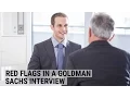 This behavior could kill your chances in a Goldman Sachs interview