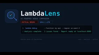 LambdaLens An AI-Powered AWS Lambda Debugger