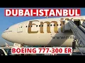 Emirates Airlines Dubai-Istanbul Boeing 777-300 ER Emirates Economy class Trip Report