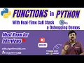 Why Functions Exist in Programming Write Debug Trace Call Stack in Python