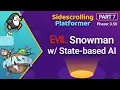Evil Snowman with State based AI Sidescrolling Platformer in Phaser 3 Part 7