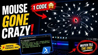 Make Your Mouse Move by Itself With 1 PowerShell Code