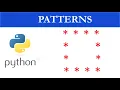 Print Square Shape Pattern in Python Hollow square shape pattern in python
