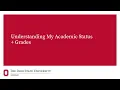 Understanding my Academic Status Grades