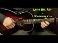 How to play LANA DEL REY - WATERCOLOR EYES Acoustic Guitar Lesson