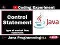 Control Statement in Java Programming Hindi