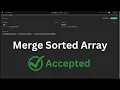 Merge Sorted Array - Leetcode 88
