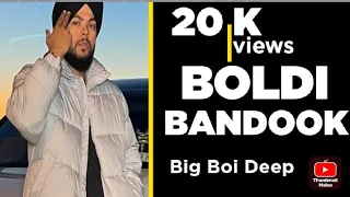 BANDOOK BOLDI (VISUALIZER) | Big Boi Deep | Byg Byrd | Brown Boys | New Punjabi Songs 2023