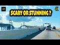 SCARY OR STUNNING Chesapeake Bay Bridge Drive 4K