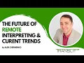 The Future of Remote Interpreting Current Trends - Live Webinar by Alex Chernenko TRANSLIT