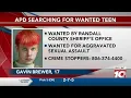 Amarillo Crime Stoppers 17 year old wanted on sexual assault charges