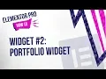 Elementor Pro Widgets Portfolio Widget