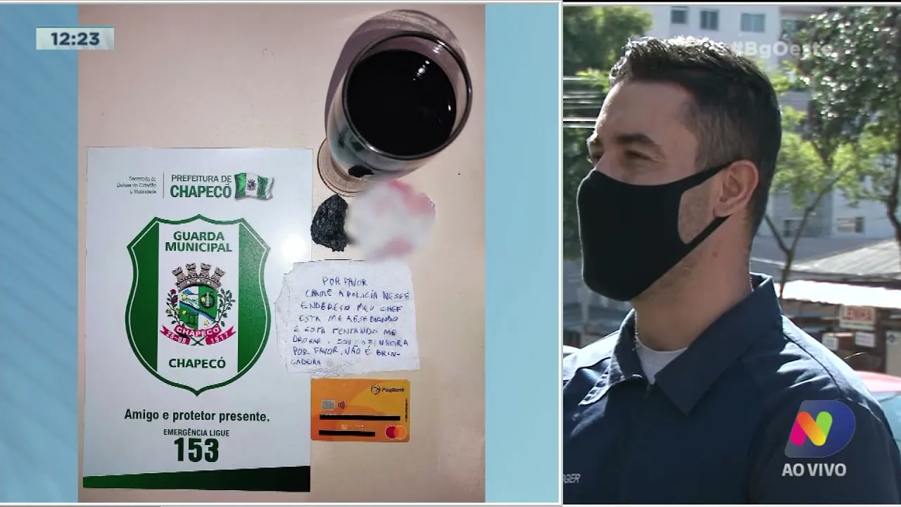 SOS por delivery: jovem pede socorro através de um bilhete que colocou junto ao pedido de cliente