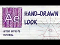 After Effects Hand Drawn Style for Shape Layers and Text