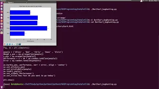 python2 matplotlib bug hunting AttributeError module object has no attribute arrange