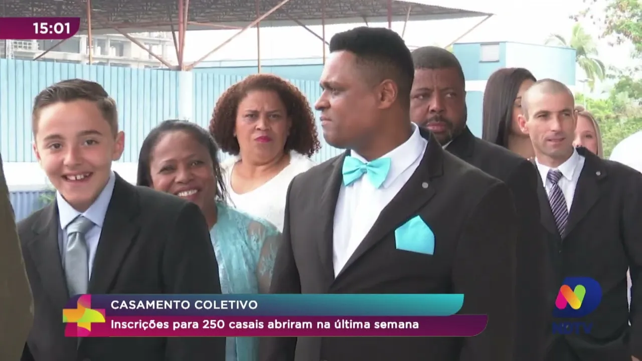 Casamento coletivo: inscrições para 250 casais abriram na última semana