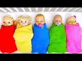 Lagu Linda Pretend Play with Baby Dolls #2