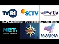 DAFTAR STASIUN TELEVISI DI INDONESIA DARI DULU SAMPAI SEKARANG