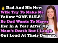 Download Lagu Dad \u0026 His New Wife Try To Make Me Follow “ONE RULE”  Bc Dad Wants To Marry Her In A Year After My...
