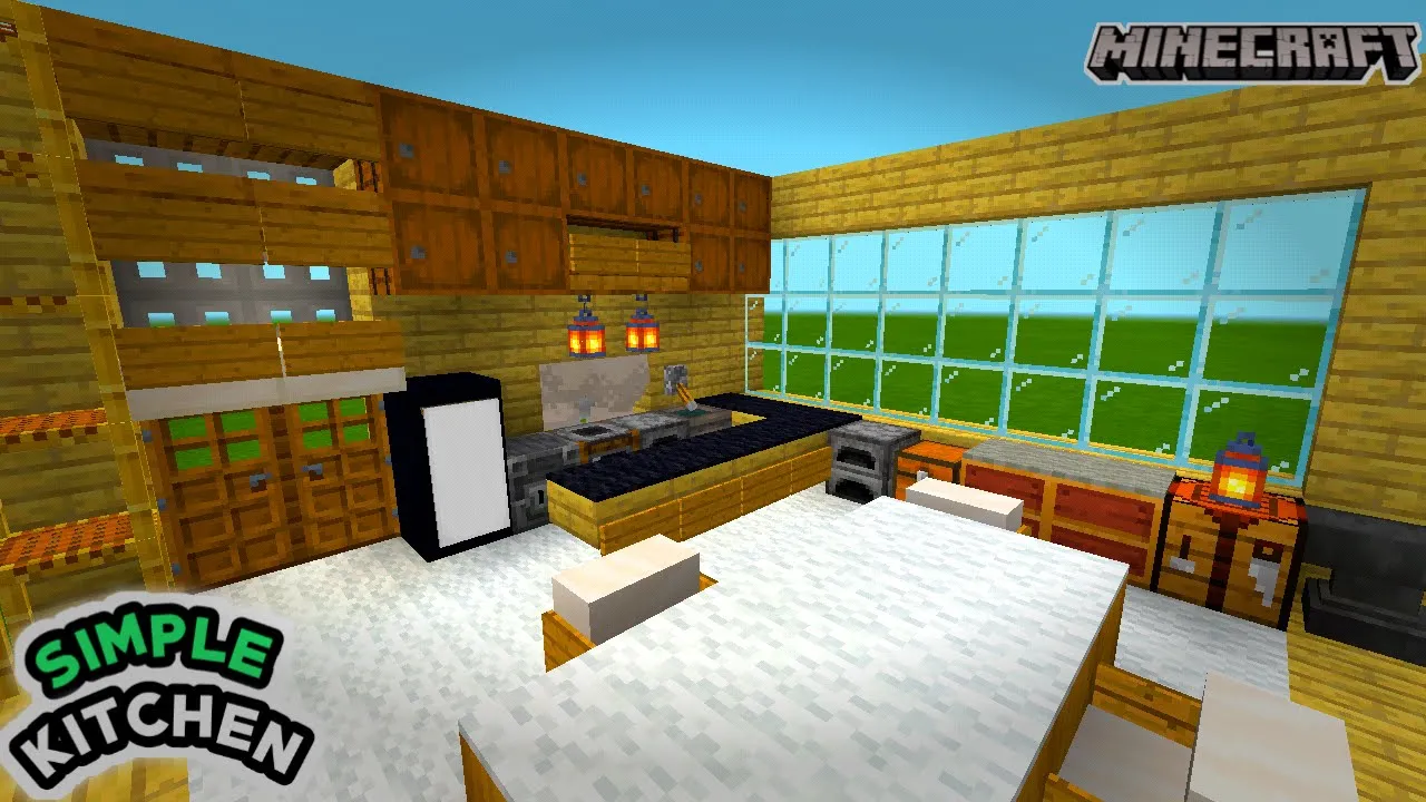 Cara Membuat Dapur Di Minecraft PE