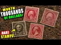 RARE USA STAMPS Worth THOUSANDS of Dollars Washington 2 Nathan Hale Stamp Values
