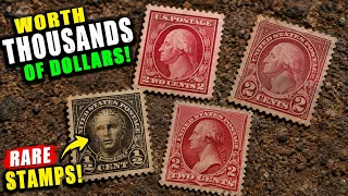 RARE USA STAMPS Worth THOUSANDS of Dollars Washington 2 Nathan Hale Stamp Values