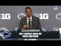 Penn State coach Matt Campbell speaks at his first Big Ten Media Day