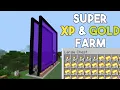 SUPER FAST XP GOLD FARM - 1 20 Minecraft Bedrock Pocket Edition