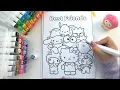 Sanrio Best Friends Coloring Page Tutorial