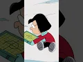 Snoopy Makes a Snow Angel with Lucy Snoopy