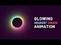 Glowing Gradient Loader Animation Effects using Html CSS