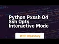Python pxssh 04 ssh opts interactive mode