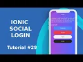 IONIC SOCIAL LOGIN