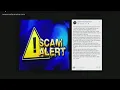 Potential CMP scam