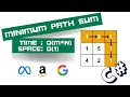 Minimum Path Sum Dynamic Programming Leetcode 64 C