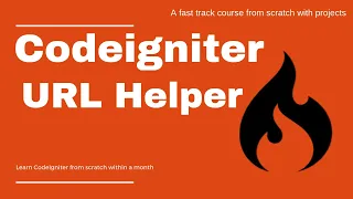 URL Helpers in codeigniter