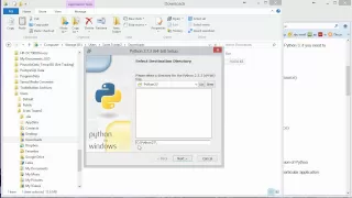 Python 27 Installation on Windows 8
